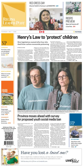 Cover of Regina Leader-Post