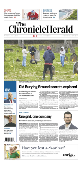 Cover of The Chronicle Herald (Metro)