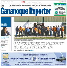 Cover of The Gananoque Reporter