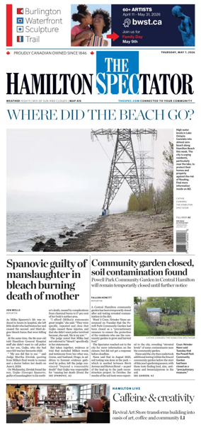 Cover of The Hamilton Spectator