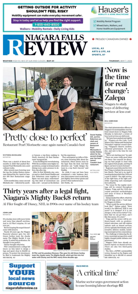 Cover of The Niagara Falls Review