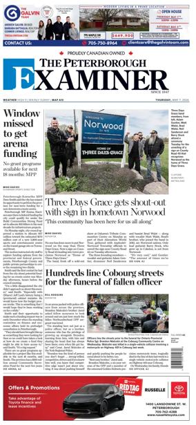 Cover of The Peterborough Examiner