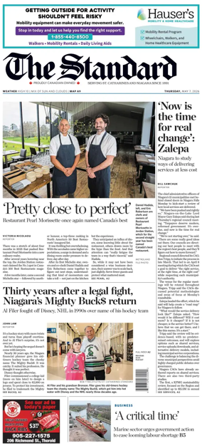 Cover of The Standard (St. Catharines)