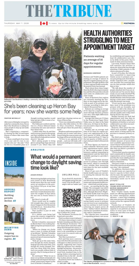 Cover of The Tribune (New Brunswick)
