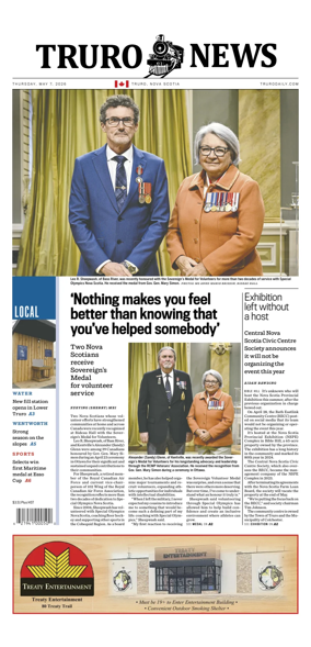 Cover of Truro News