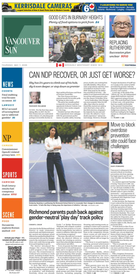 Cover of Vancouver Sun