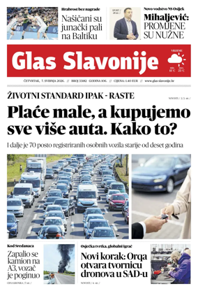 Cover of Glas Slavonije