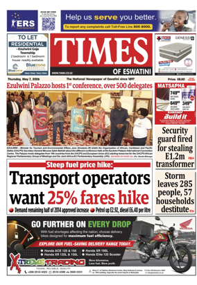 Cover of Times of Eswatini