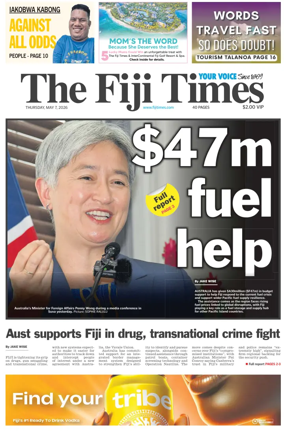 Cover of The Fiji Times