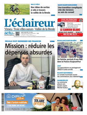 Cover of L'Eclaireur (Vimeu Trois villes soeurs Vallee de la Bresle)