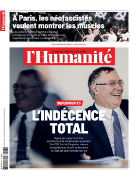 Cover of L'HUMANITE