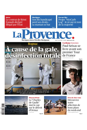 Cover of La Provence Martigues-Istres-Vitrolles-Marignane