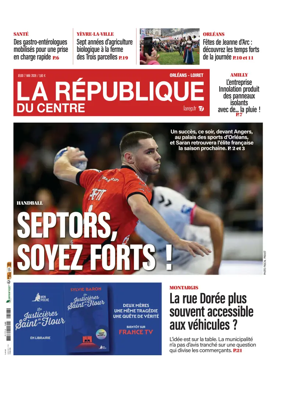Cover of La Republique du Centre (Orleans - Loiret))