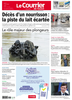 Cover of Le Courrier de l’Ouest (Angers)
