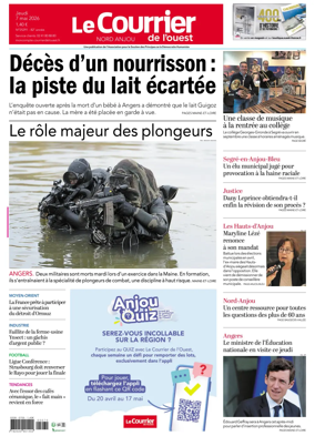 Cover of Le Courrier de l’Ouest (Nord Anjou)