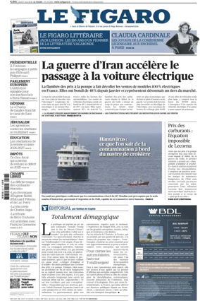 Cover of Le Figaro