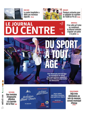 Cover of Le Journal du Centre