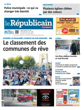 Cover of Le Republicain (Sud-Gironde)