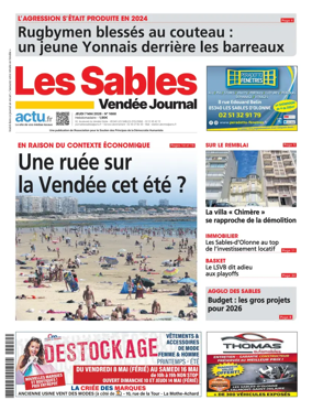 Cover of Les Sables Vendee Journal