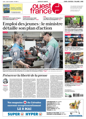 Cover of Ouest France (Caen - Bayeux - Falaise - Vire)