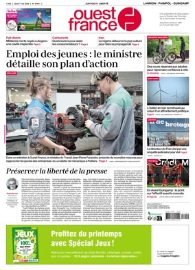 Cover of Ouest-France (Lannion / Paimpol / Guingamp)