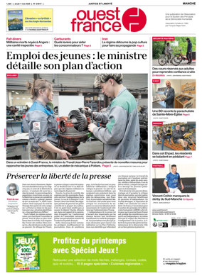 Cover of Ouest France (Manche)
