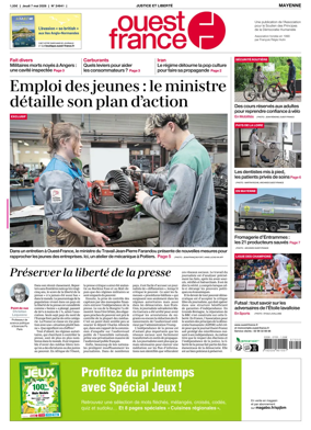 Cover of Ouest France (Mayenne)