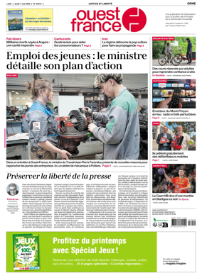 Cover of Ouest France (Orne)
