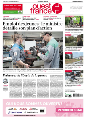 Cover of Ouest-France (Rennes Sud-Est)
