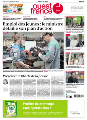 Cover of Ouest France (Sarthe)