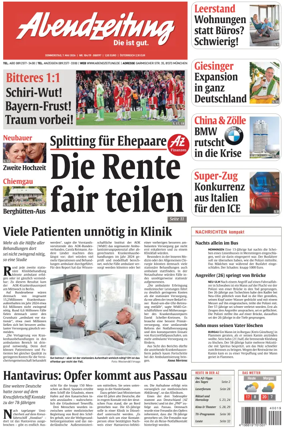 Cover of Abendzeitung Munchen