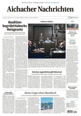 Cover of Aichacher Nachrichten