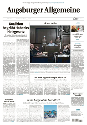 Cover of Augsburger Allgemeine (Ausgabe Stadt)