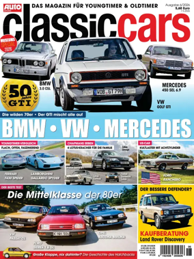Cover of AUTO ZEITUNG Classic Cars