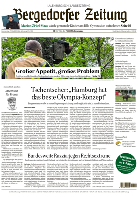 Cover of Bergedorfer Zeitung