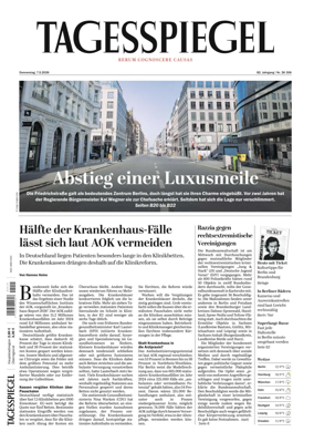 Cover of Der Tagesspiegel