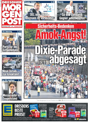 Cover of Dresdner Morgenpost