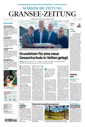 Cover of Gransee-Zeitung
