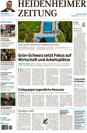 Cover of Heidenheimer Zeitung