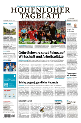 Cover of Hohenloher Tagblatt