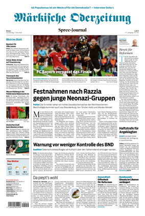 Cover of Markische Oderzeitung Erkner