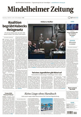 Cover of Mindelheimer Zeitung