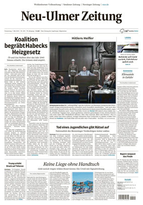 Cover of Neu-Ulmer Zeitung