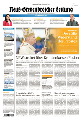 Cover of Neuss-Grevenbroicher Zeitung Neuss
