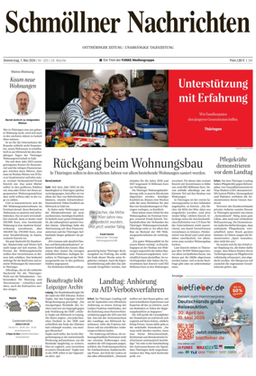 Cover of Ostthuringer Zeitung (Schmolln)