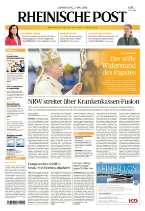 Cover of Rheinische Post Duesseldorf Meerbusch