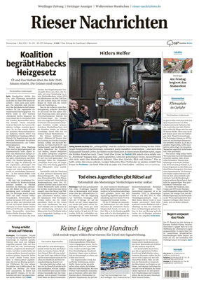 Cover of Rieser Nachrichten