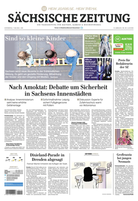 Cover of Sachsische Zeitung (Bautzen Kamenz & Bischofswerda)
