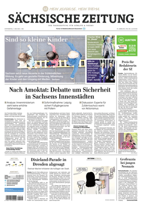 Cover of Sachsische Zeitung (Gorlitz & Niesky)