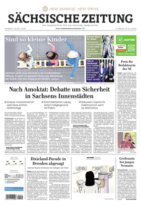 Cover of Sachsische Zeitung (Lobau-Zittau)